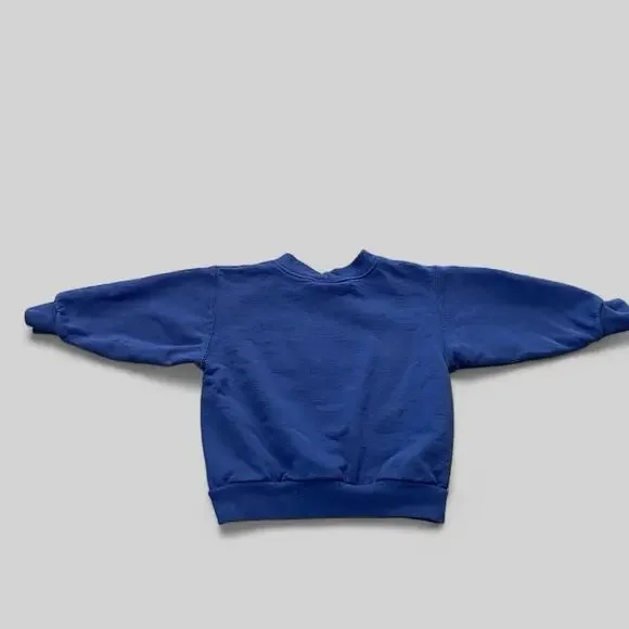 Vtg Baby B'Gosh Blue Teddy Bear FRIEND OF THE MOUNTAINS AND TREES Sweatshirt 18M - Picture 5 of 5